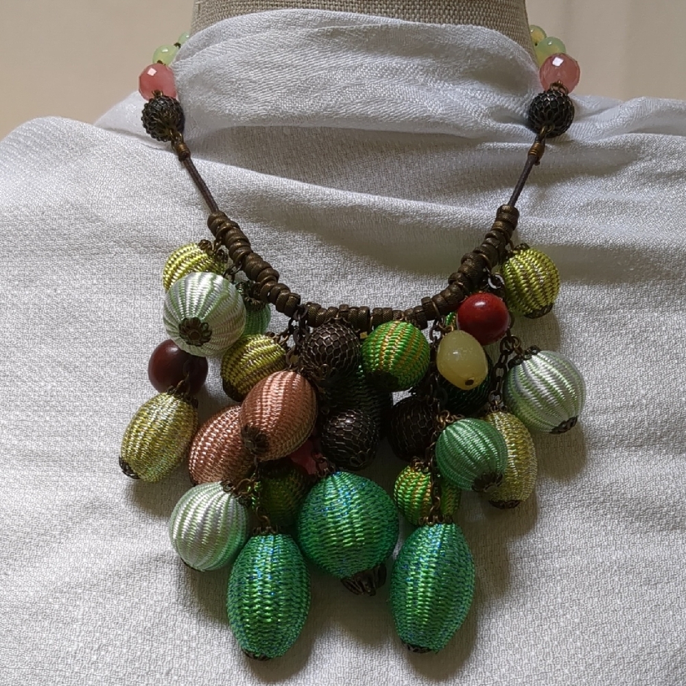 Vintage Lee Angel Spool Necklace